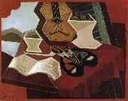 Juan Gris The table in front of sea oil painting